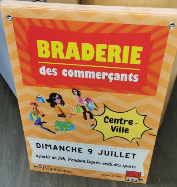 Saviez-vous que Pont Audemer organise une grande braderie des commerçants ?