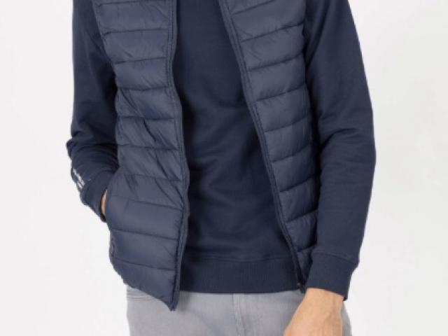 doudoune sans manches bleu marine Tiffosi 