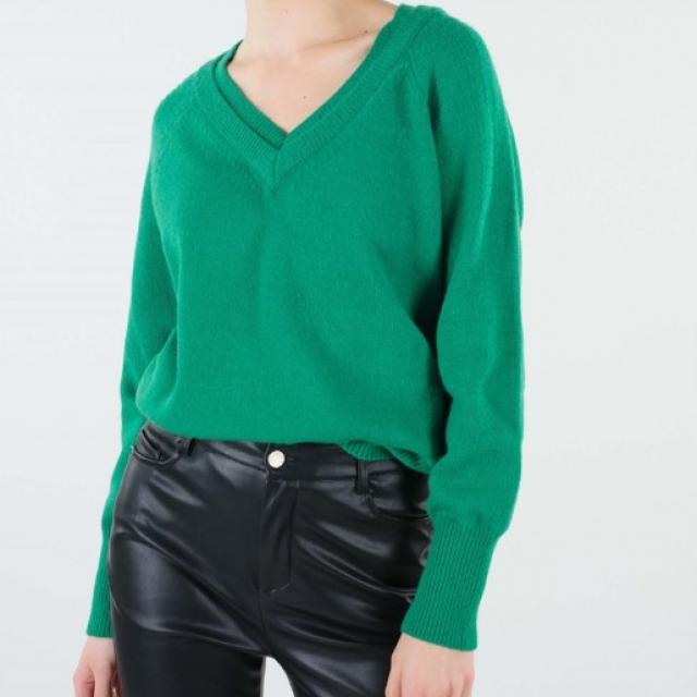 pull vert col V